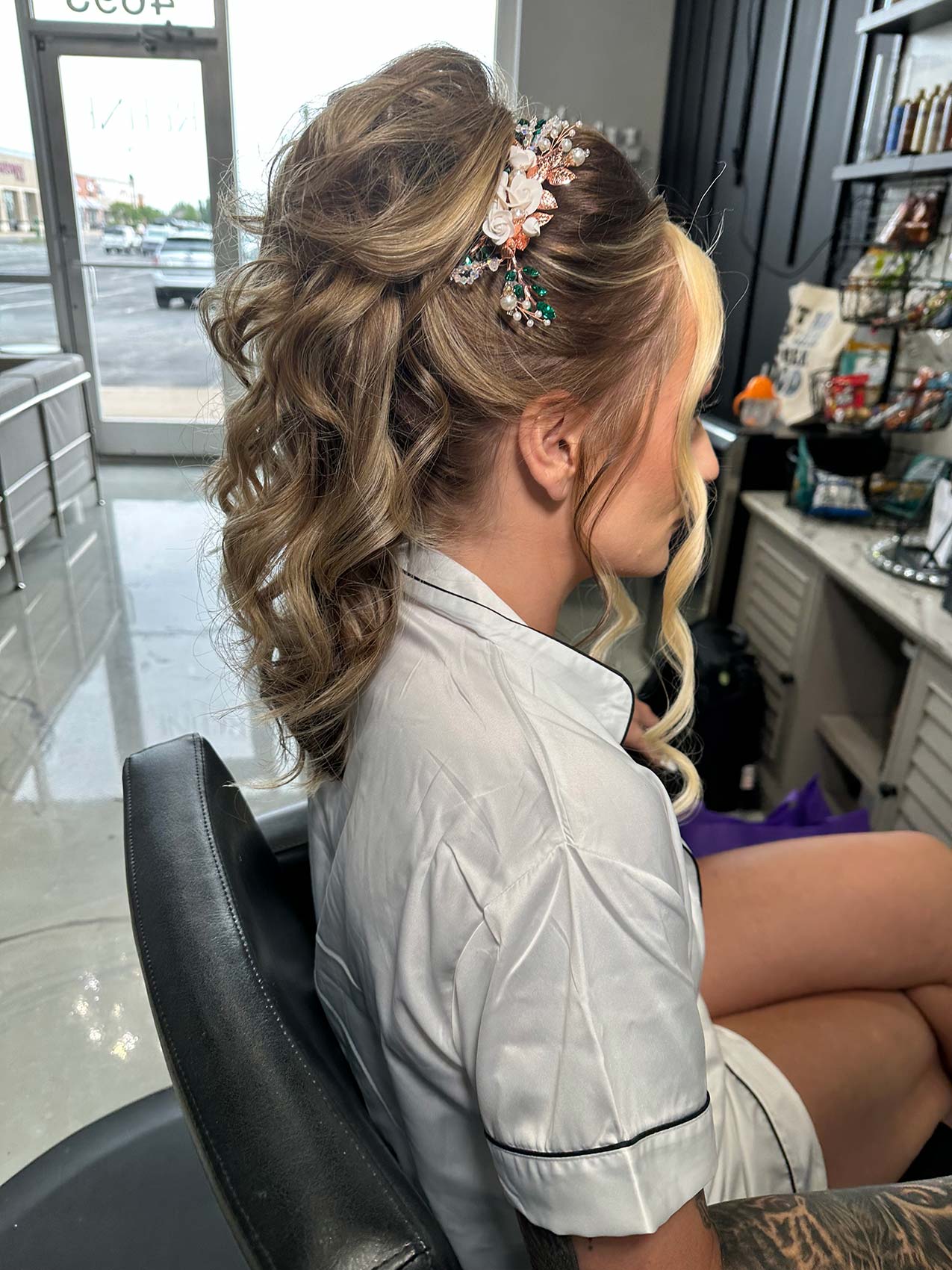 wedding day hair by lindsey morgan artistry